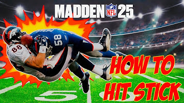 MADDEN 25 HOE JE EEN STICK TAKT EN HIT | HOE JE FUMBLES VEROORZAAKT IN MADDEN 25 | HIT STICK TUTO...