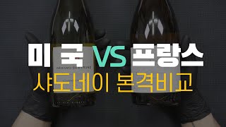 [샤도네이vs] 미국와인을 좋아하는 사람이 만든 비교영상 (feat. 이번 영상에서만 맛이없는 프랑스와인)