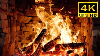 🔥 Fireplace Warm (3 Hours) Ultra Hd 4K 🔥 The Best Burning Fire With Sounds Of Crackling Wood