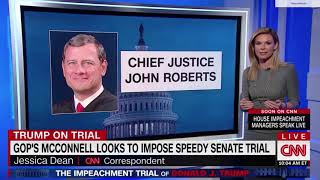 CNN Impeachment Trial Coverage "Who's Who" Segment