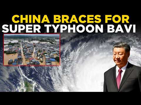 TYPHOON BAVI LIVE UPDATES | China Braces For Torrential Rains From Giant Storm | China News LIVE
