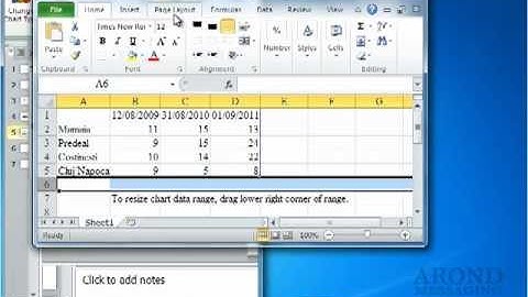 Using PowerPoint 2010 - Edit Chart Data