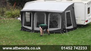 Telta Soul Air Awning Pitching &amp; Packing (Real Time) Video