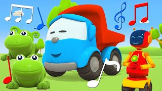 The Five Little Speckled Frogs + more nursery rhymes & kids’ songs. Learn and play with Leo! by Leo the Truck 210,681 views 4 months ago 26 minutes