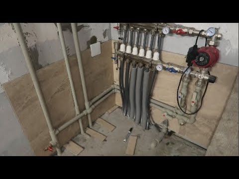 Укладка плитки в ванной прямо на блоки без штукатурки ч.3 за трубами