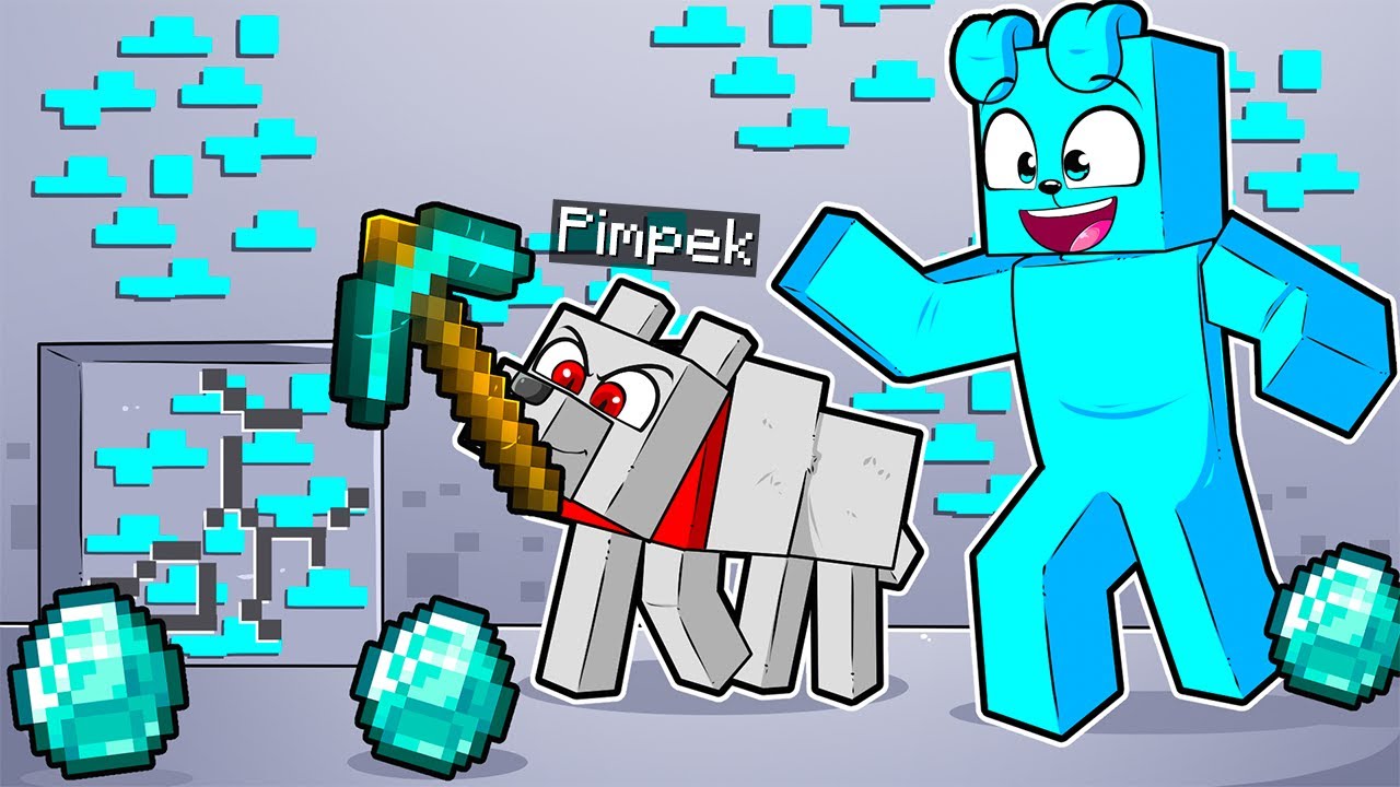 ZOSTAŁEM PIESKIEM aby POMÓC MOJEMU KOLEDZE w Minecraft!