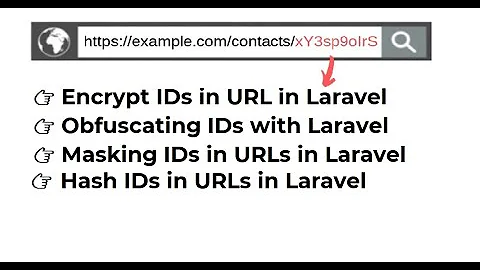 😃 Encrypt IDs in URLs in Laravel | 💯Automatic way | 🆕 2021