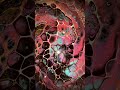 🔥OMG🔥cells of all sizes with color shift micas! #shorts #painting #art