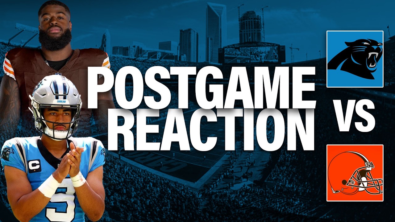 Panthers FALL to Browns 21-18 | Postgame Reaction  with Jonathan Stewart