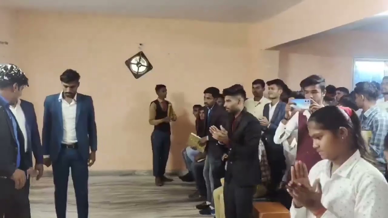 Warm welcome in office,