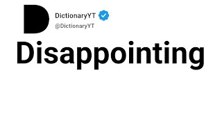 Disappointing Synonyms | Thesaurus | Similar Words 