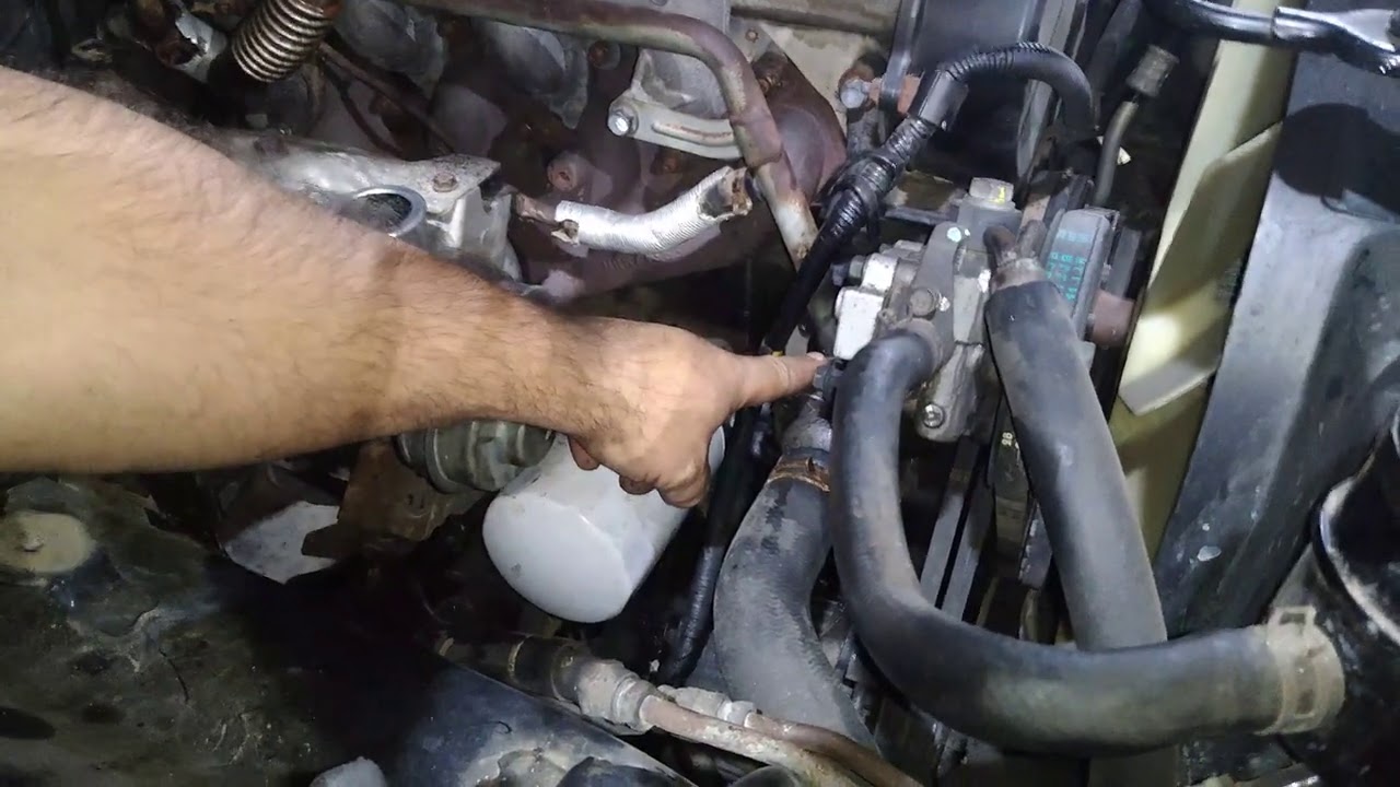 Passagem de água pela turbina