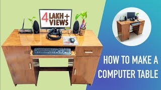 How to make a computer table? DIY