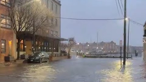 What is Coastal flooding and the levels of concern?