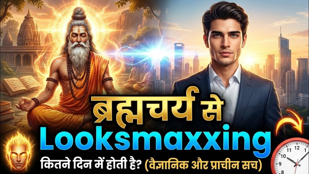 ब्रह्मचर्य से Looksmaxxing कितने दिन में? Real Timeline + Science Based Results 🔥