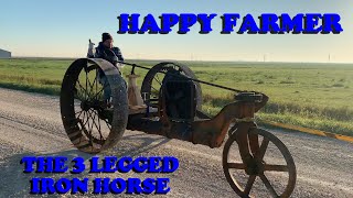 1920 Antique Tractor, Happy Farmer Rescued After 100 Years.