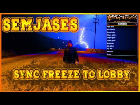 GTA 5 Showcase Mod Menu SEMJASES SPRX V15.3 (Testing Sync Freeze to lobby options)