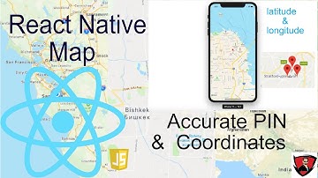 React native Map with accurate location and pin