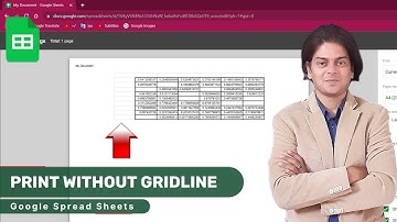 how to print without gridlines in google sheets? #googlesheets
