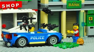 Lego City Bank Robbery Police Pursuit