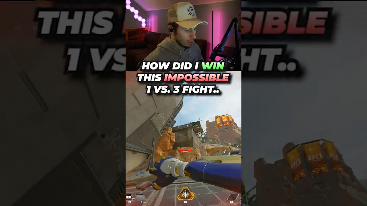 How Did I WIN this IMPOSSIBLE 1 VS. 3 in Apex Legends 
