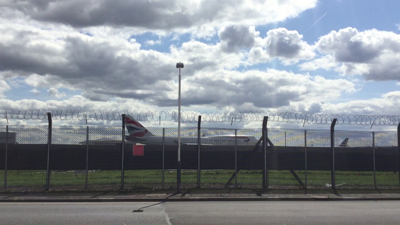 British Airways BA243 Departing Heathrow Runway 27R
