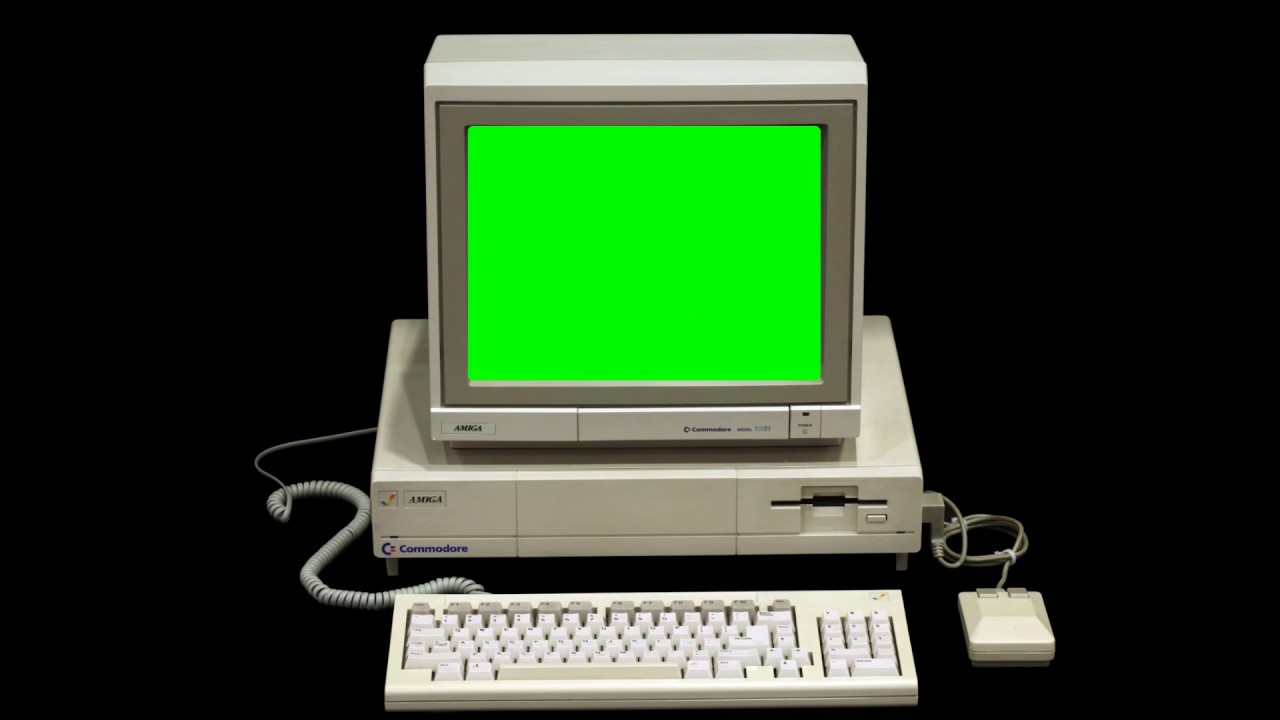 Old Computer (green screen) - YouTube