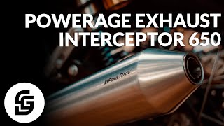 Royal Enfield Interceptor 650. PoweRage stainless steel Exhausts!