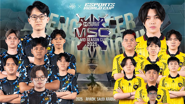 LIVE MSC x EWC 2025 | RRQ HOSHI VS ONIC