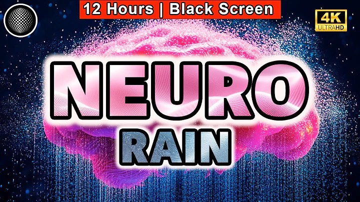 Neuro Rain | Deep Sleep Sound Therapy | Black Screen | 12 Hours | Calm Anxiety | Relaxation