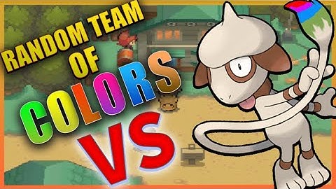 We pick RANDOM POKEMON based on COLOR. Then we FIGHT!