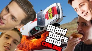 Nejnebezpečnější stunt mapy | GTA Online w/ Bax, House a Wedry