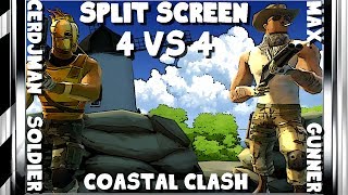 [BFH] Clan War - Split Screen - 4 vs 4 OneShot! + me VS Don't Blink