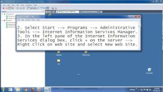 Configuring iis service in windows server 2003