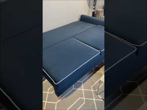 Wideo: Dobrym rozwiązaniem do domu jest rozkładana sofa z szufladą na pościel