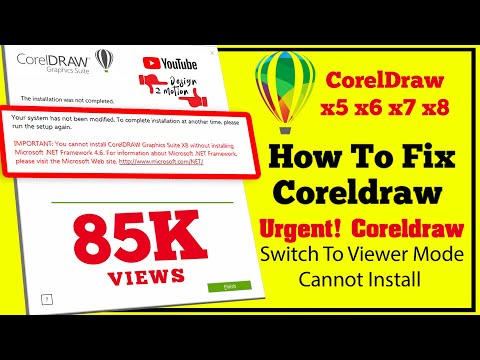 Urgent Corel Draw has switched to viewer mode | Disable Save, Export, Printer | 100 Activation