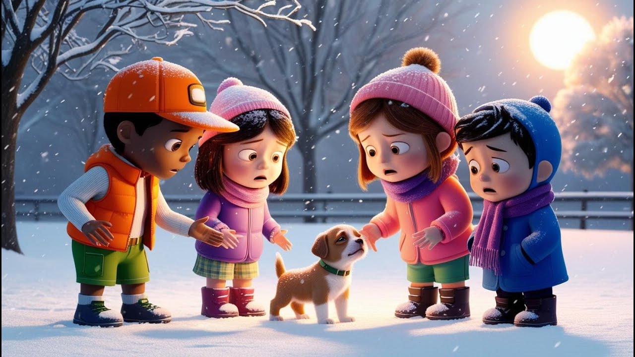 The Snowy Surprise ❄️ | Heartwarming Winter Story for Kids with Moral Lesson