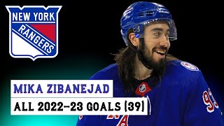 Mika Zibanejad (#93) All 39 Goals of the 2022-23 NHL Season
