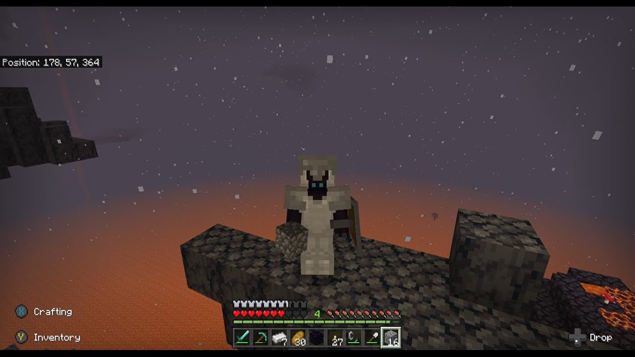 Going to the nether (Bad nether spawn)