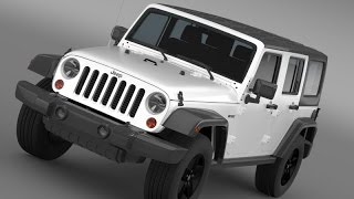 3D Model Jeep Wrangler Call Of Duty Black Ops At 3Dexport.com