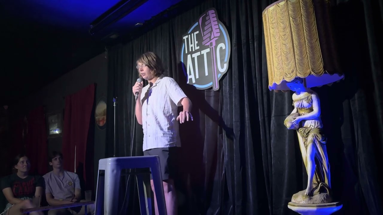 Zach Wagner stand up at the attic comedy club