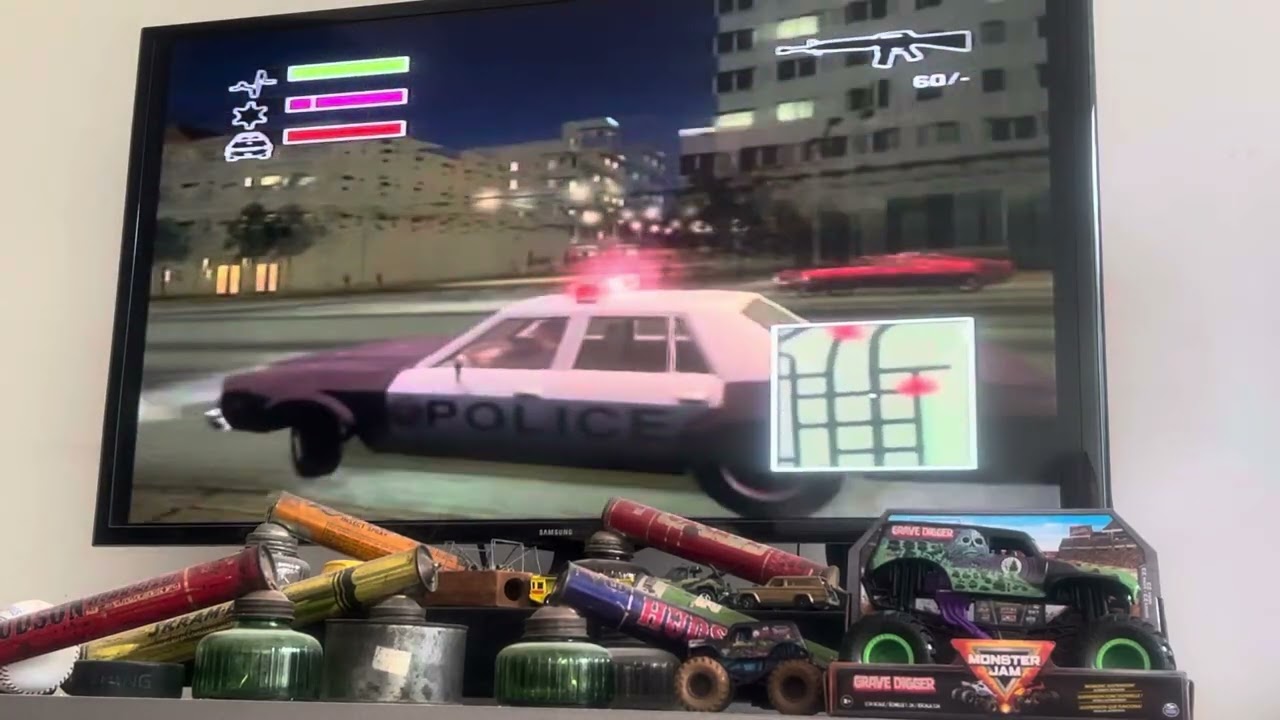 Driver 3 ps2 18 wheelers anarchy with cop glitch