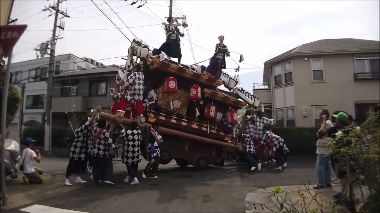 2019 5 26 東明地車③　石屋川～武庫の郷　子供地車もあり