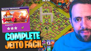 MELHOR FORMA! FECHEI DESAFIO IMPOSSÍVEL SOBRANDO FEITIÇO CLASH OF CLANS | [ Jeito mais fácil ]