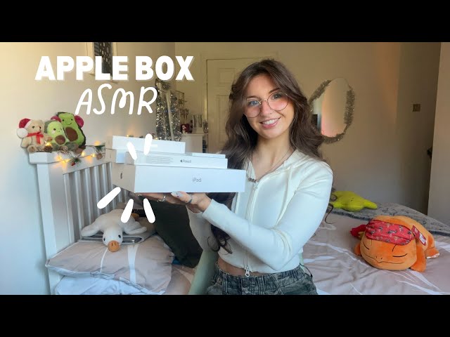 ASMR Apple box tapping🎧