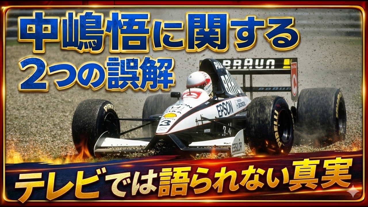 Two misconceptions about Satoru Nakajima: His lap times prove his