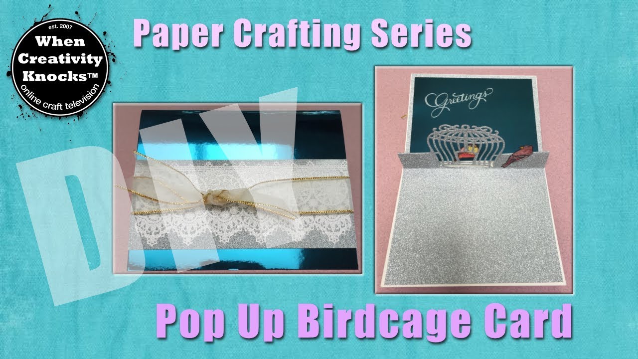 Pop Up Birdcage Card