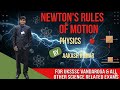 Newton's rules of Motion luksssc van daroga| lab assistant| ntpc | defence etc
