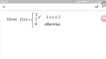 Continuous Random Variable : How to get E(X) & Var(X) from a PDF.