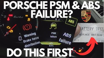 Porsche Cayenne PSM and ABS System Failure Fix
